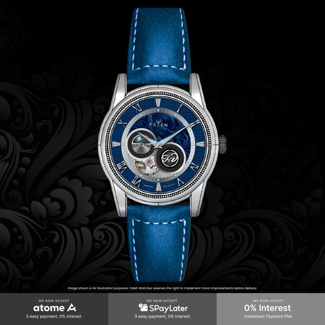 A new expression of polished watch design.